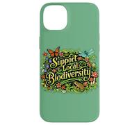 Soutenir l'illustration Locale de la biodiversité Coque pour iPhone 14 Plus
