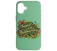 Soutenir l'illustration Locale de la biodiversité Coque pour iPhone 16 Plus
