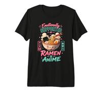Soutenu Émotionnellement par Ramen & Anime T-Shirt Haut de Gamme
