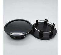 SOUTES 4 pièces Voiture Cache Moyeux pour Macan 1 (I) 95B Facelift 2018-2021, ABS Cache Moyeu Roue Centrale Pneus Centres Durable Style Accessoires,76mm-Black