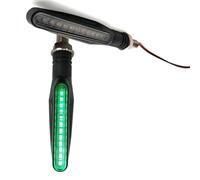 SOUTES Accessoires pour indicateurs Clignotants De Moto, Lampe Signalisation Clignotante Pour Kawasaki Z300 Z 300 Pour VERSYS 300X Pour NINJA 250 400 R ZX636R H2R ZX636(1 Pair Green)