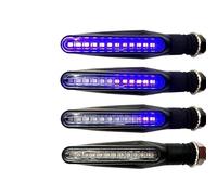 SOUTES Accessoires pour indicateurs Pour Y-AMAHA YZF R3 YZFR3 YBR 125 YBR125 R15 YZFR15 XT660/X/R/Z XT660X TMAX500 TMAX530 Clignotants De Moto(Purple Two pairs)