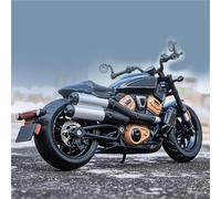 SOUTES Modèle de Moto 1:12 pour Harley pour Davidson Sportster S Jouet Cadeau Donnant Modèle De Moto Statique Moulé sous Pression(Nero)
