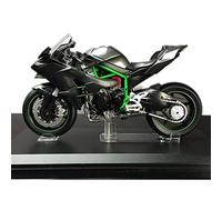 SOUTES Modèle de moto 1:12 Véhicules de simulation 17 cm pour Kawasaki H2R H2 Modèle en alliage Collection de moto Ornements de bureau Cadeau (couleur : A)