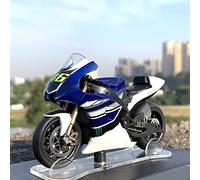 SOUTES Modèle de moto pour Y&AMAHA GP M1 Moto moulé sous pression Jouet 11,5 cm Modèle Cadeau d'anniversaire Jouets Voiture Collection 1/18