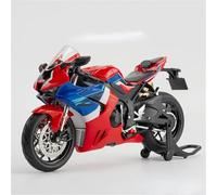 SOUTES Modèle de Moto Simulation De Moto À L'échelle 1:12, Cadeau De Collection, Présentoir pour H&Onda CBR1000 CBR 1000(Rosso)
