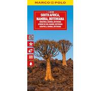 South Africa, Namibia, Botswana Marco Polo Map
