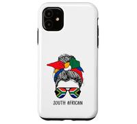 South African Girl South African Heritage South Africa Flag Coque pour iPhone 11