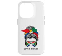 South African Girl South African Heritage South Africa Flag Coque pour iPhone 14 Pro