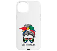 South African Girl South African Heritage South Africa Flag Coque pour iPhone 15 Plus