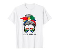 South African Girl South African Heritage South Africa Flag T-Shirt