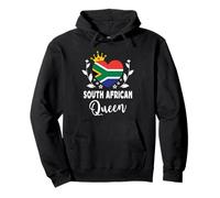 South African Queen South Africa Flag South African Woman Sweat à Capuche