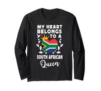 South African Queen Wife Girlfriend South Africa Flag Manche Longue
