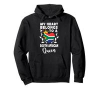 South African Queen Wife Girlfriend South Africa Flag Sweat à Capuche