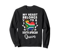 South African Queen Wife Girlfriend South Africa Flag Sweatshirt