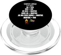 South African saffa Lingo Explained Afrikaans Funny Africa PopSockets PopGrip pour MagSafe