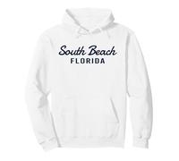 South Beach - Florida - Throwback Design - Classic Sweat à Capuche