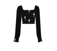 South Beach Haut noir / blanc, Taille S