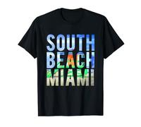 South Beach Miami Florida T-shirt Motif Sunny Beach Lifeguard T-Shirt