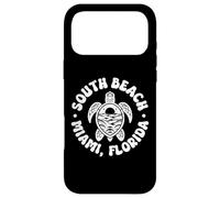 South Beach Miami, Floride Surf, Sea Turtle Beach Surfer Coque pour iPhone 17 Pro Max