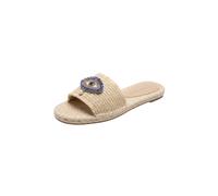 South Beach Mule 'Evil Eye' beige / bleu, Taille 40-40,5