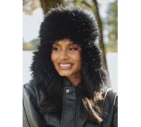 South Beach South Beach Green Faux Fur Ski Trapper Hat