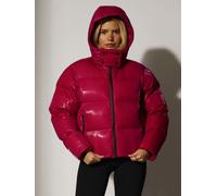 South Beach South Beach Pink Ski Padded Hooded Jacket