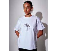 South Beach South Beach White Ski Cocktail Class Oversized T-Shirt