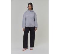 South Beach Sweat-shirt gris chiné / rose clair, Taille L