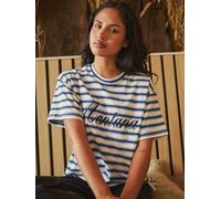 South Beach T-shirt South Beach Montana Rayure