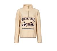 South Beach Veste de survêtement crème / noir, Taille XL