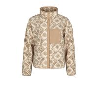 South Beach Veste en polaire taupe / blanc, Taille M