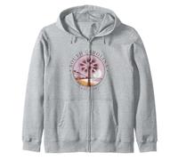 South Carolina Retro State 1788 Chemise Palmetto Tree Sunset Sweat à Capuche