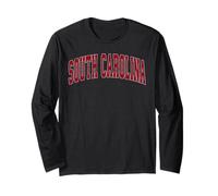 South Carolina SC au Design Sportif Vintage au Look rétro Manche Longue