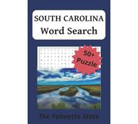 South Carolina Word Search Puzzle Book: Word Searches with Easy to Read Print about South Carolina | 6 x 9 inches, 110 pages | 50+ Puzzles | Great Gift for Traveling, Holidays, and Free Time