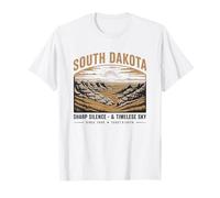 South Dakota Vintage du Dakota du Sud et Ciel Éternel T-Shirt