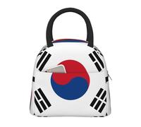 South Korea Drapeau Grande Sac Isotherme Repas Portable Boîte À Déjeuner Isolée Pique-Nique Box Étudiants Collation Glacière Tote