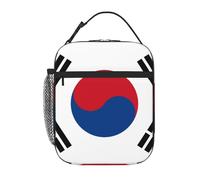 South Korea Drapeau Sac À Repas Isotherme Glacière Portable Sac Fourre-Tout Imperméable Respirant Léger Et Durable Pour Collégiens Snacks