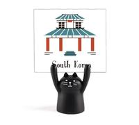South Korea Landmarks The Phylum Support pour mémo Motif chat Noir