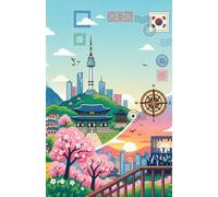 SOUTH KOREA STAMP TOUR BOOK: The Ultimate Traveler's Collection: A Portable Collection Journal for South Korea tourist stamps