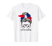 South Korean Girl South Korean Heritage South Korea Flag T-Shirt