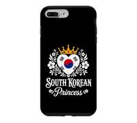 South Korean Princess South Korea Flag South Korean Girl Coque pour iPhone 7 Plus/8 Plus