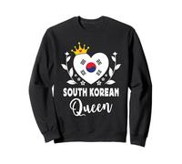 South Korean Queen South Korea Flag Proud South Korean Woman Sweatshirt