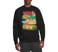 South Park Anime Crew Sweatshirt Maillot de survêtement, Noir, M Mixte