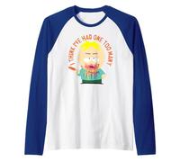South Park Butters I Think I've Had One Too Many Cartoon Manche Raglan