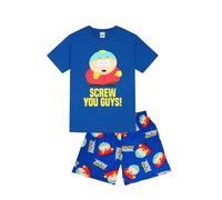 South Park Cartman Ensemble pyjama court pour homme, bleu, XL