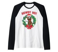 South Park Christmas Howdy Ho! Mr. Hankey The Christmas Poo Manche Raglan