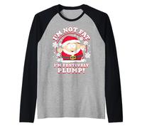 South Park Christmas I'm Not Fat I'm Festively Plump Cartman Manche Raglan