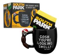 South Park Coffret Cadeau Homme avec Chaussettes Fantaisie et Tasse a Cafe 330ml, Chaussette Drole Mollet et Céramique Mug Cafe, Idée Cadeau Homme (Multi Mr Hanky)