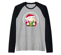 South Park Costume de Père Noël Cartman rétro Manche Raglan